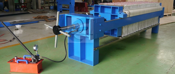 Manual Hydraulic Filter Press with Small Scale Chamber Capacity Manual Hydraulic Press and Manual Operation
